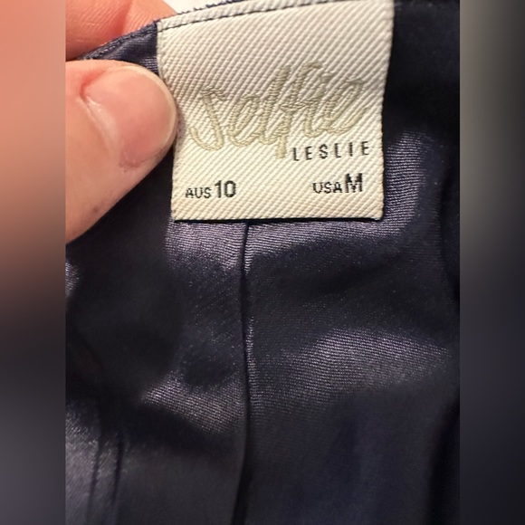 Navy Blue Mini Dress - Picture 4 of 4